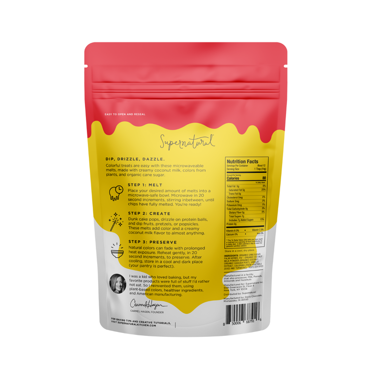 Supernatural Red Plant-Based Melting Wafers