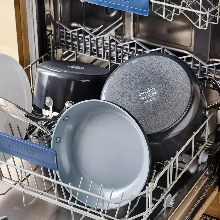 Green Pan 4.5 quart Sauté Pan with Helper Handle and Lid