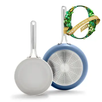 10" Ocean Blue Ceramic Frying Pan