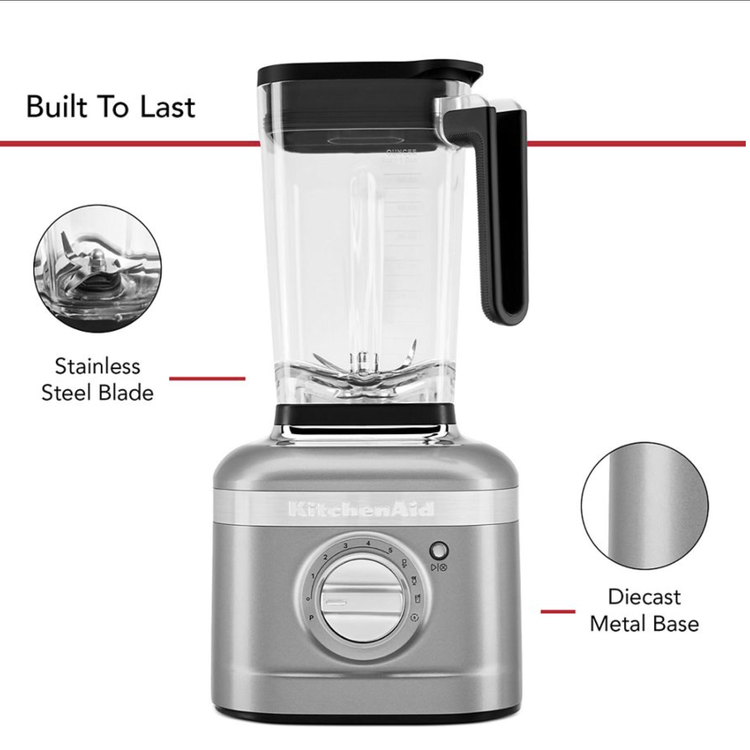 Kitchenaid 1.5HP Silver Blender