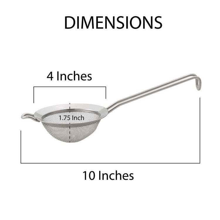 4" Double Mesh Strainer