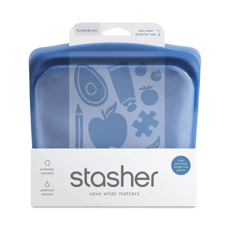 Stasher Deep Ocean Sandwich Storage Bag