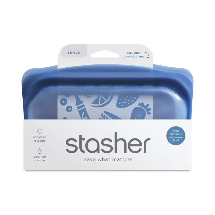 Stasher Deep Ocean Snack Storage Bag