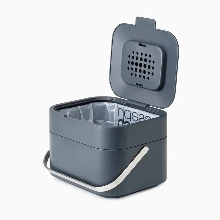 JosephJoseph Graphite Grey 4 liter Compost Pail
