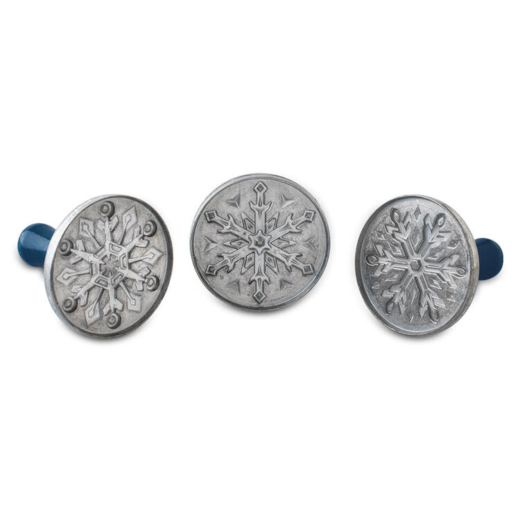Nordic Ware Snowflake Cookie Stamps, set of 3