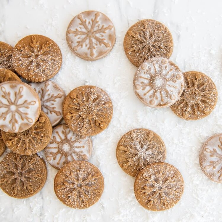 Nordic Ware Snowflake Cookie Stamps, set of 3