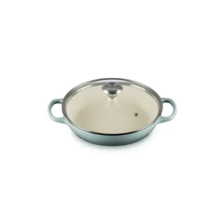 Le Creuset Le Creuset 2.25 quart Sea Salt Braiser with Glass Lid
