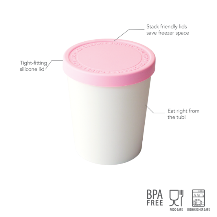 Tovolo 1 quart Pink Ice Cream Tub