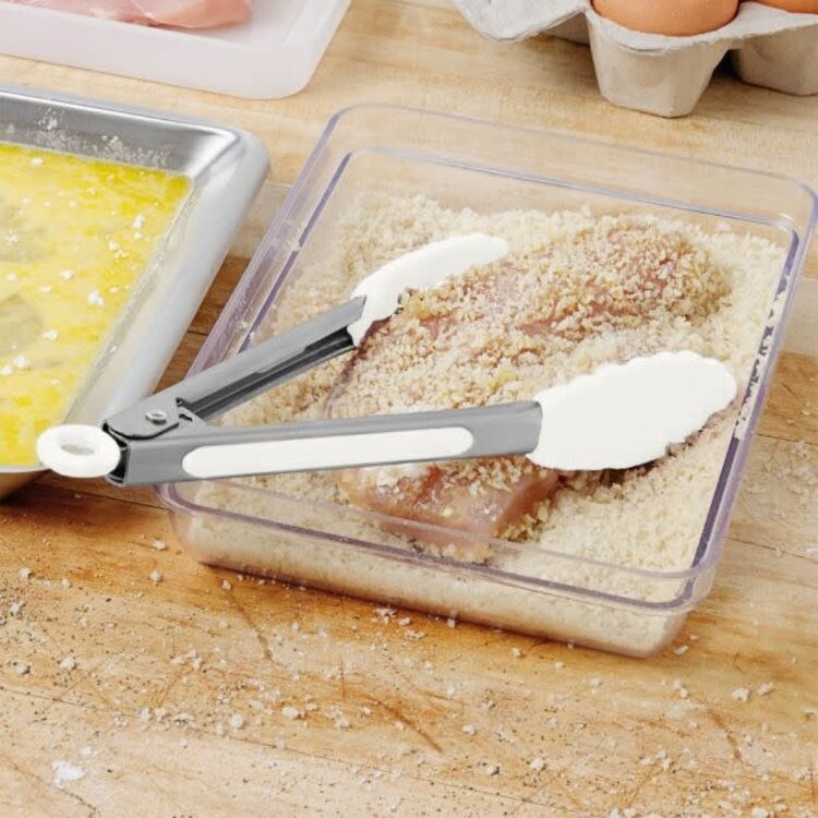 Tovolo White Silicone Mini Tongs