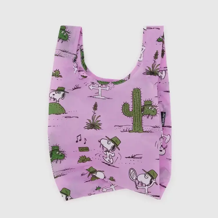 Baggu Pink Snoopy Baby Baggu Small Reusable Tote Bag