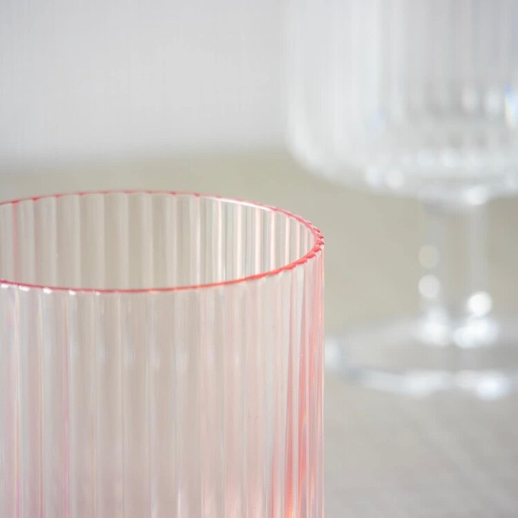 15oz Pink Acrylic Glass