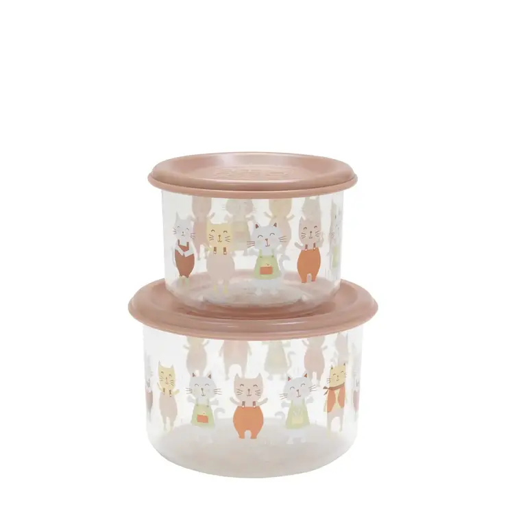 Prairie Kitty Snack Containers, set of 2