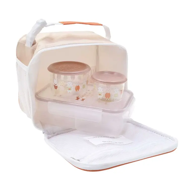 Prairie Kitty Snack Containers, set of 2