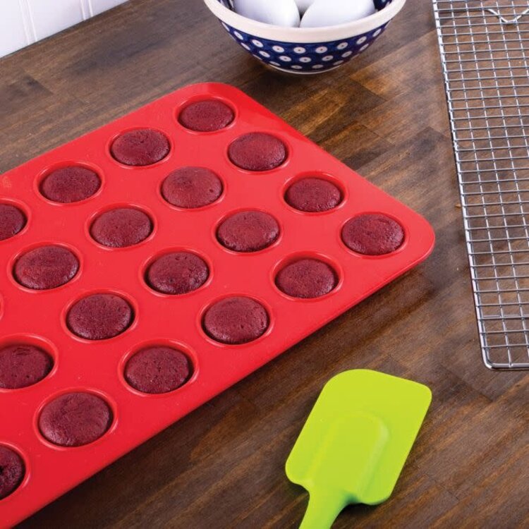 24 cup Silicone Mini Muffin Pan