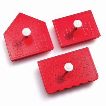 King Arthur Baking Company Gingerbread House Pop-Out Cutter Set