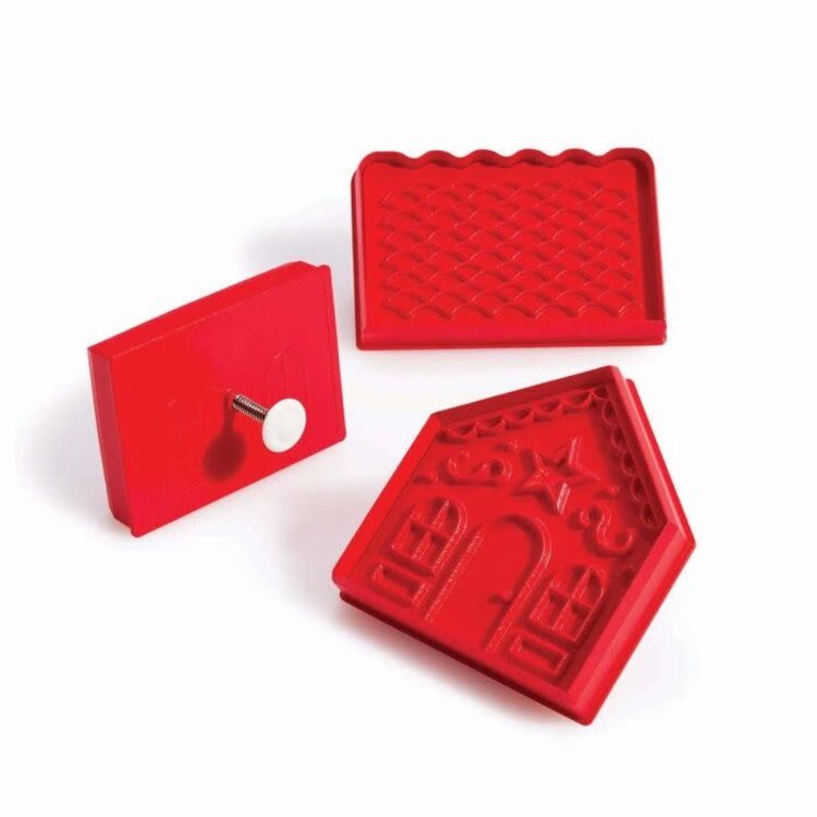 King Arthur Baking Company Gingerbread House Pop-Out Cutter Set