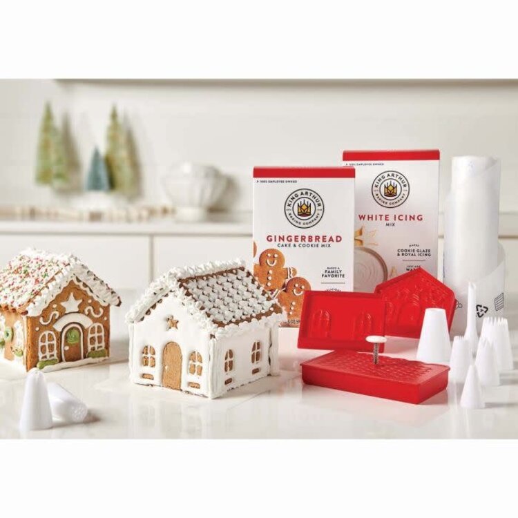 King Arthur Baking Company Gingerbread House Pop-Out Cutter Set