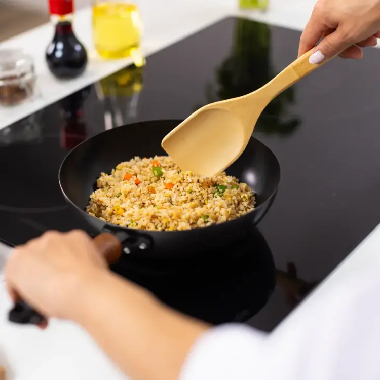 9.5" Carbon Steel Ceramic Wok