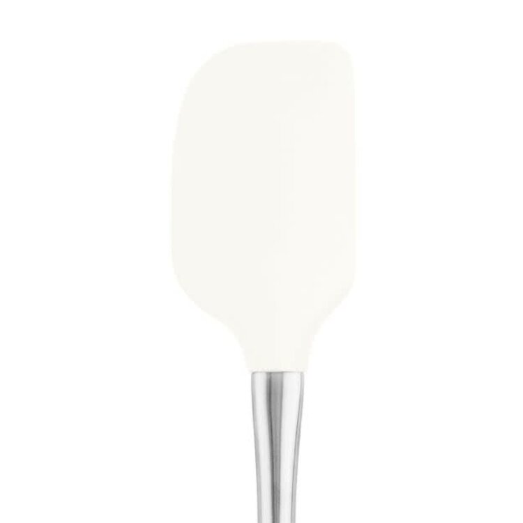 Tovolo White Silicone Spatula with Stainless Handle