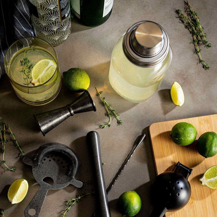 30oz Mason Jar Cocktail Shaker & Strainer