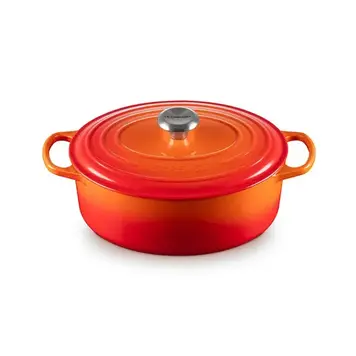 Le Creuset Le Creuset 5 quart Oval Flame Dutch Oven