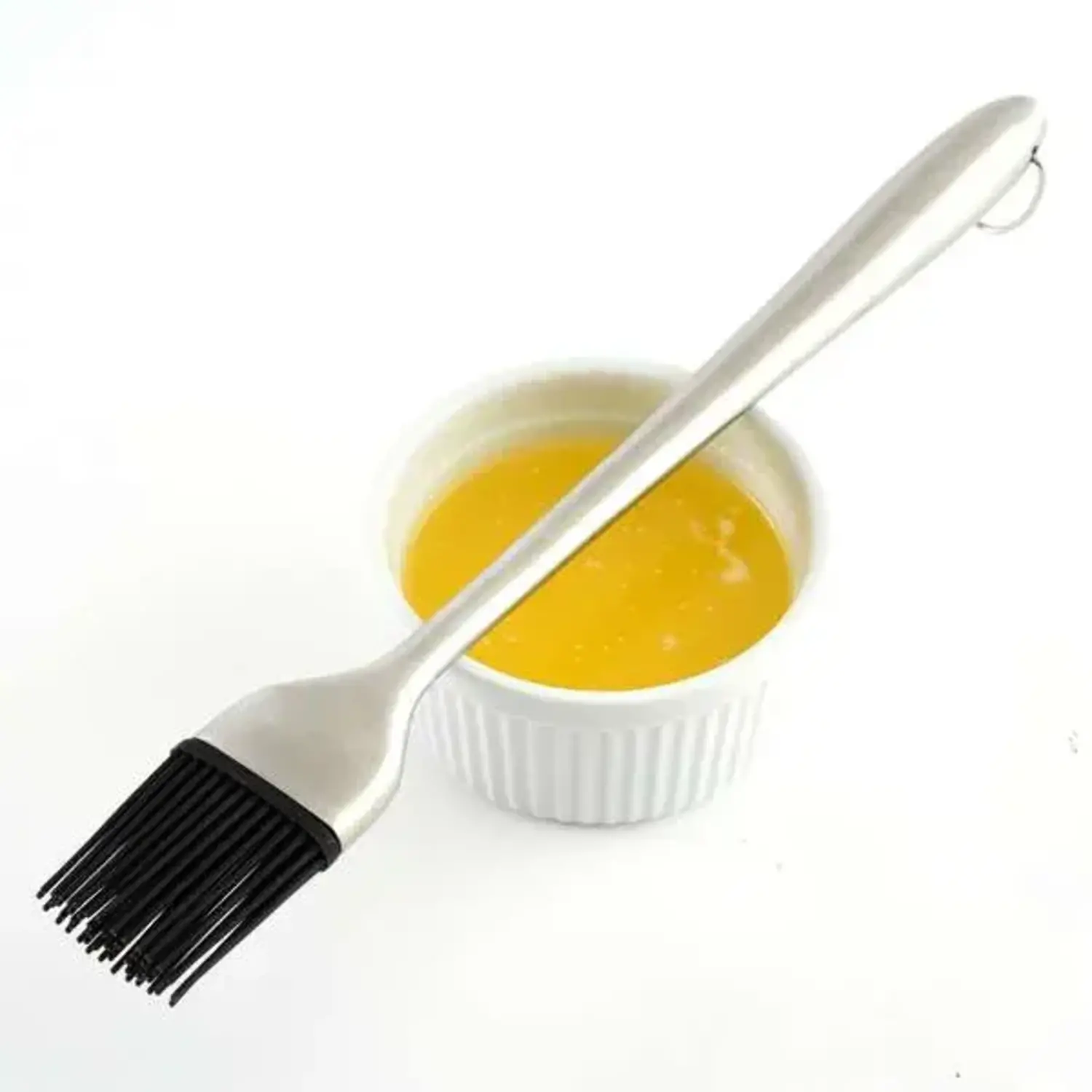 Cabilock Basting Brush For Grilling & Baking - Natural Wool & Wood Oil Brush For BBQ, Kitchen