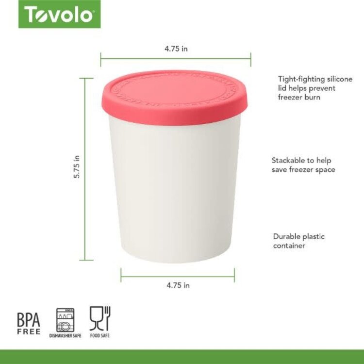 Tovolo Flamingo Pink Ice Cream Tub