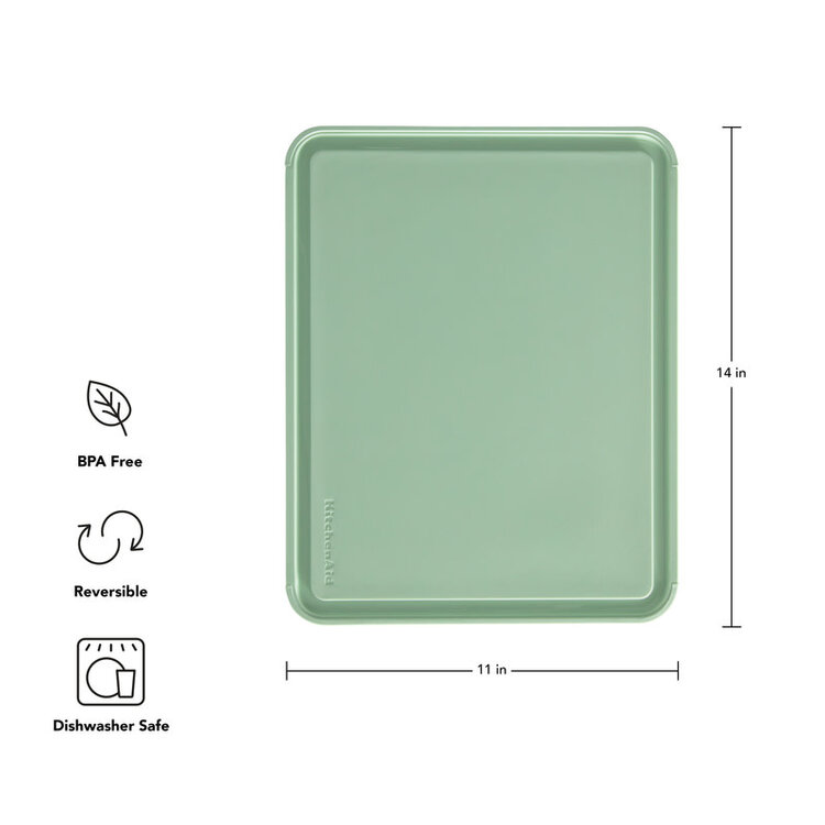 Kitchenaid 11x14" Poly Pistachio Cutting Board