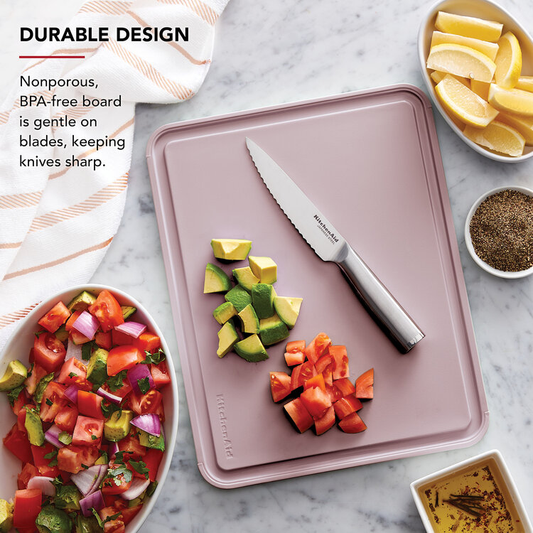 Kitchenaid 8x10" Poly Dried Rose Cutting Board