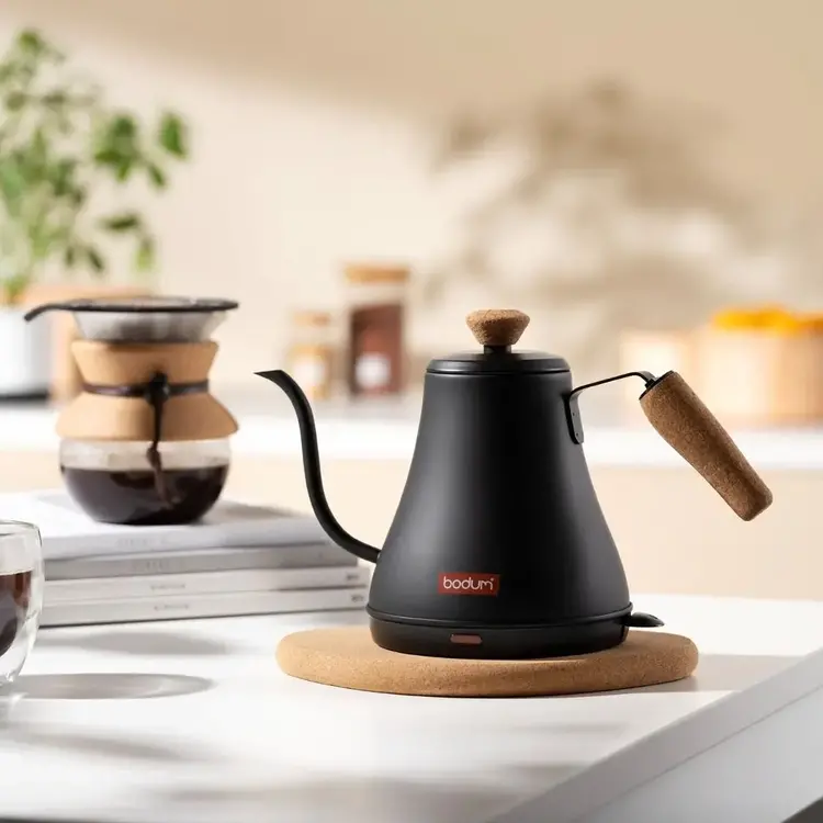 Bodum 27oz Black Melior Electric Pourover Kettle
