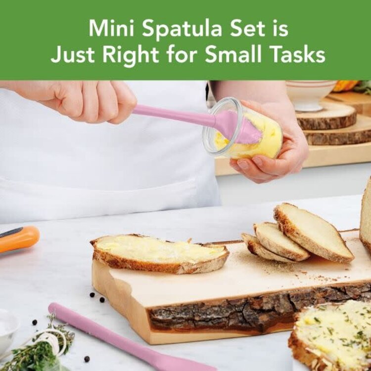 Tovolo Sorbet Pink Mini Spatula & Spoonula