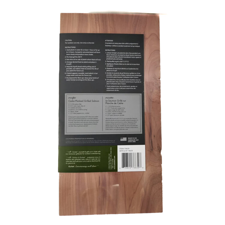Cedar Grill Planks, set of 4