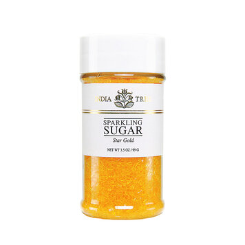 Sparkling Gold Star Sanding Sugar
