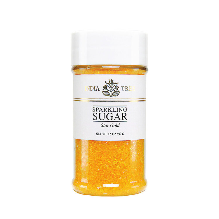 Sparkling Gold Star Sanding Sugar