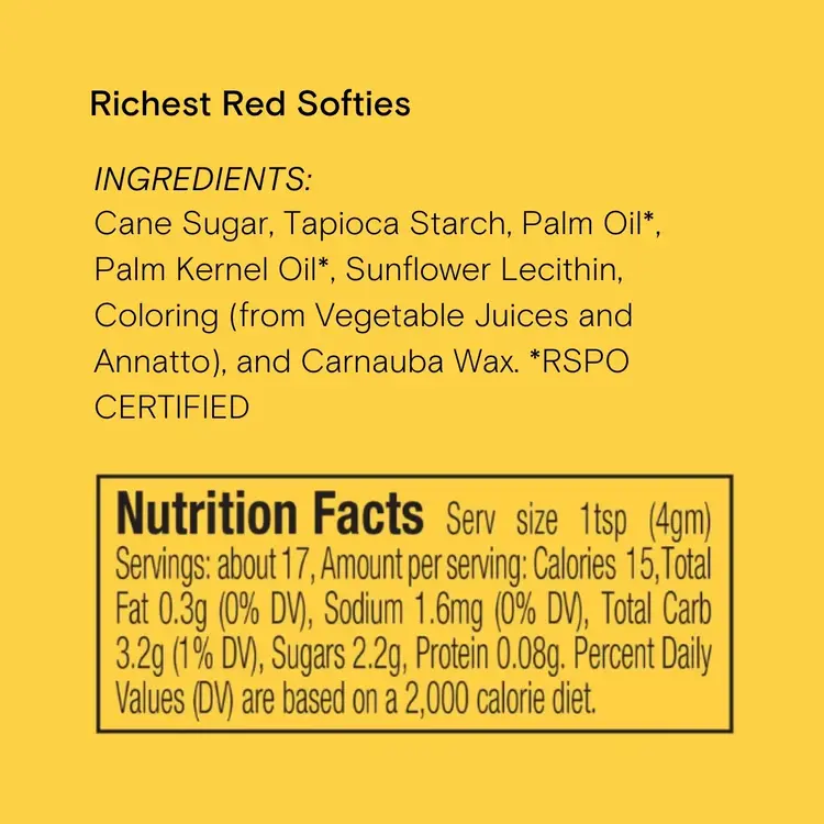 Supernatural 3oz Richest Red Dye-Free Jimmies