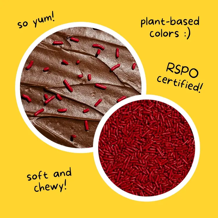 Supernatural 3oz Richest Red Dye-Free Jimmies