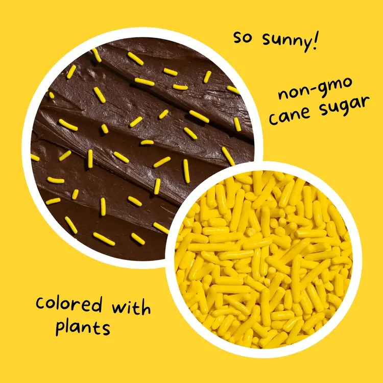 Supernatural Yellow Dye-Free Jimmies