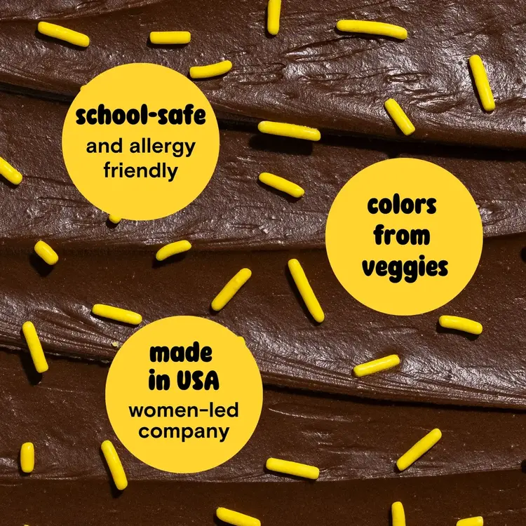 Supernatural Yellow Dye-Free Jimmies