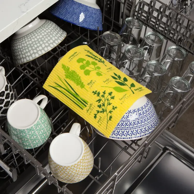 Herbs Cellulose Dishcloth