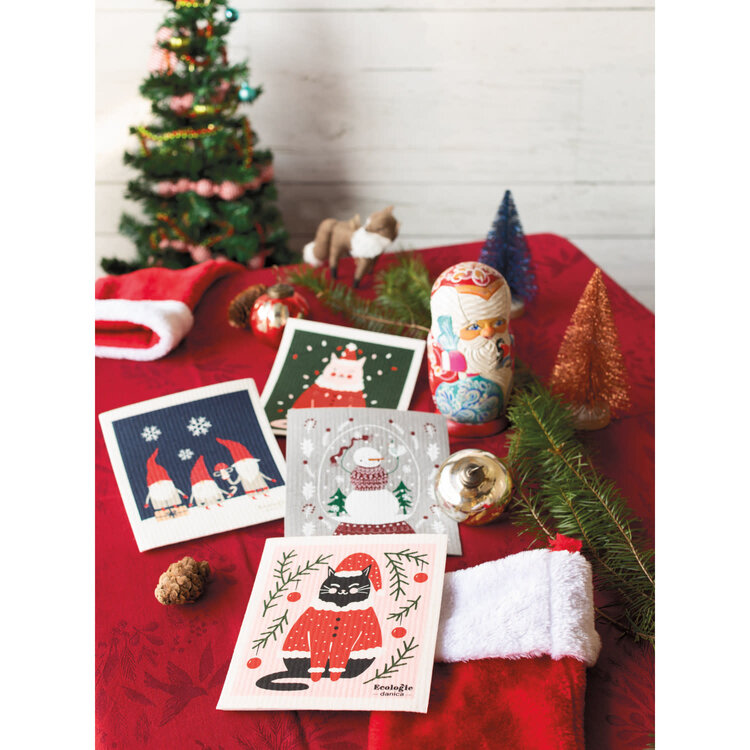 Santa Paws Cellulose Dishcloth