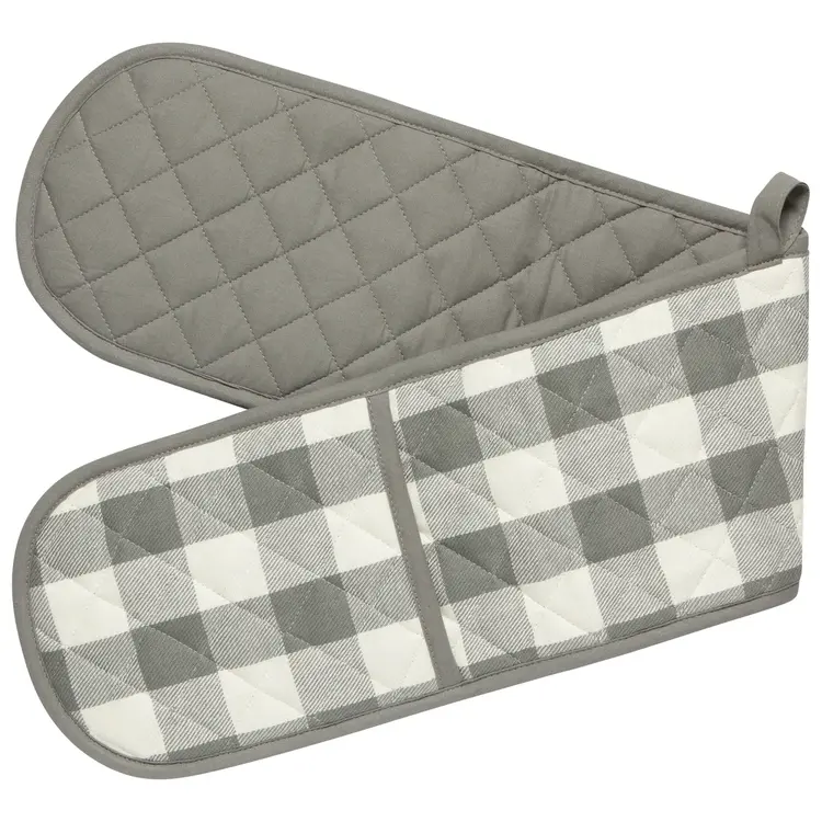 Grey Double Oven Mitt
