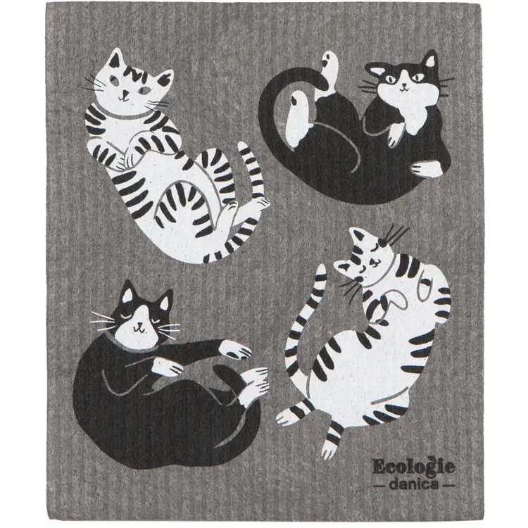 Meow Cellulose Dishcloth
