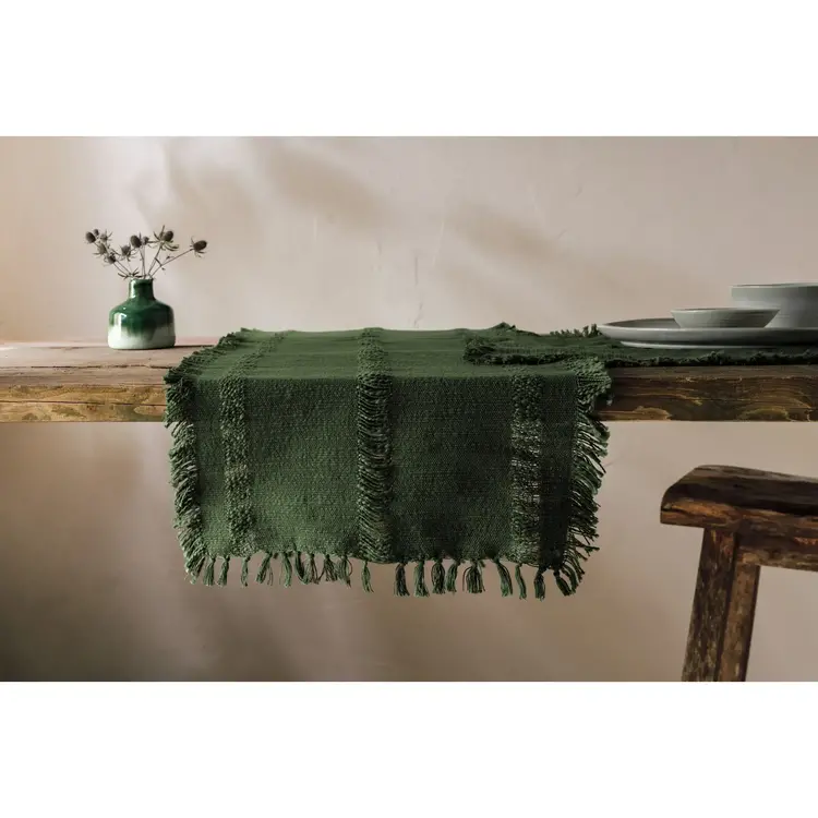 13x72” Cedar Fringe Table Runner