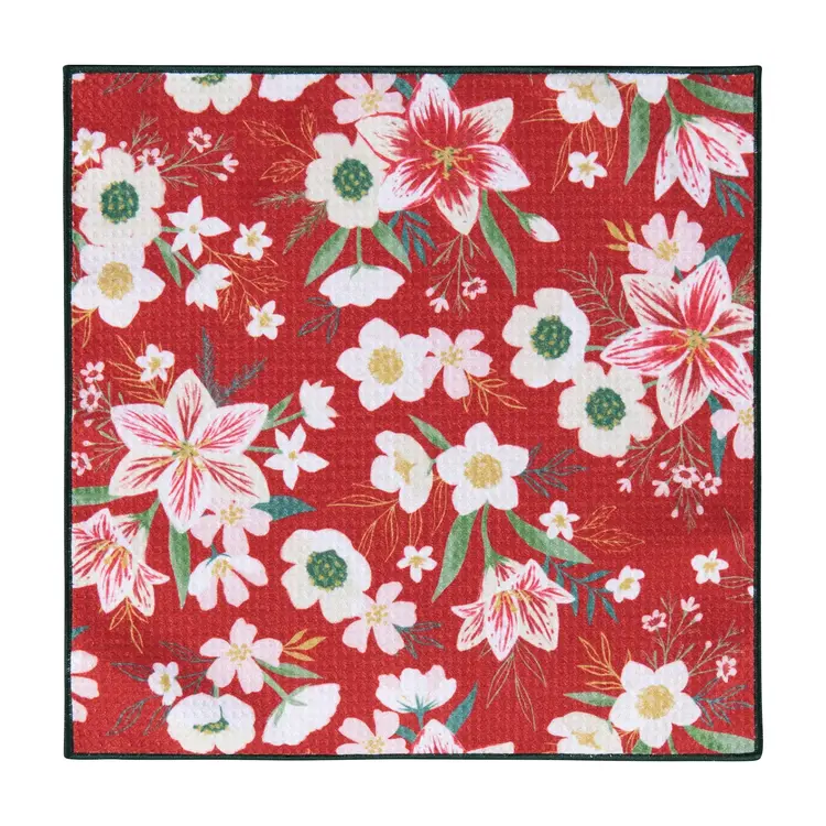 Amaryllis Microfiber Dishcloths, set of 2