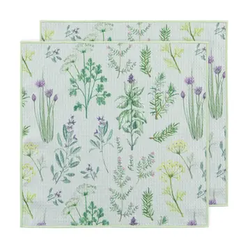 Herbs Microfiber Dishcloths, set of 2