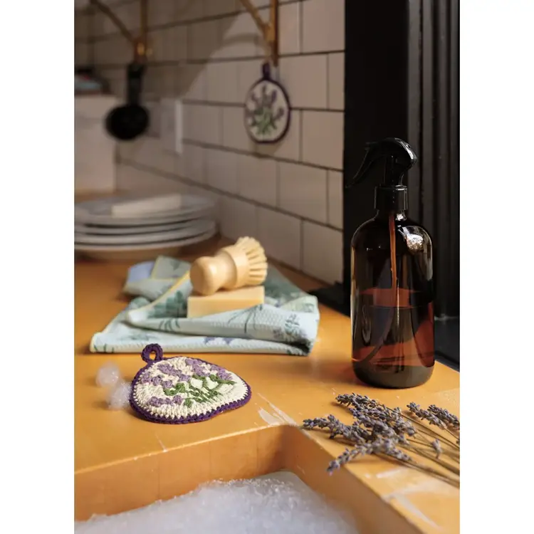 Crochet Lavender Sponges, set of 2