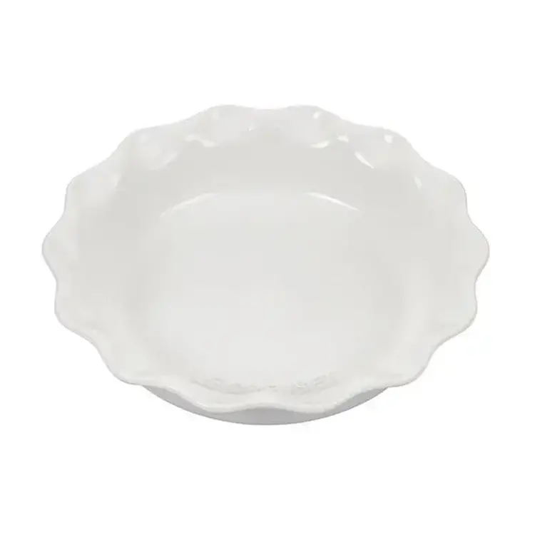 Le Creuset Fluted White Pie Dish