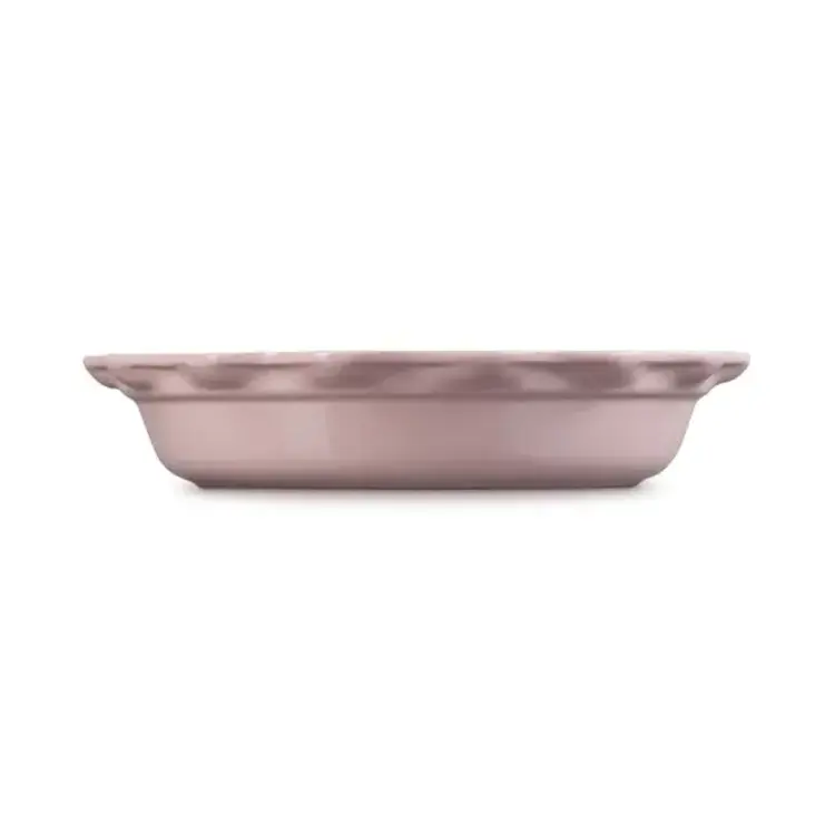 Le Creuset Le Creuset Fluted Chiffon Pink Pie Dish