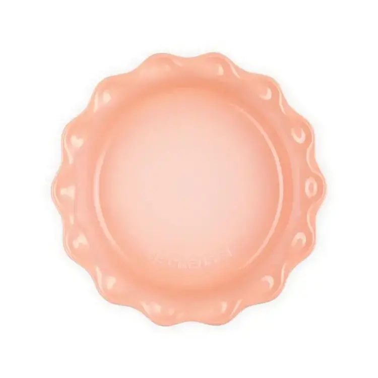Le Creuset Fluted Peach Pie Dish