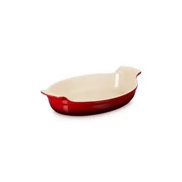Le Creuset 1.75 quart Cherry Oval Baking Dish